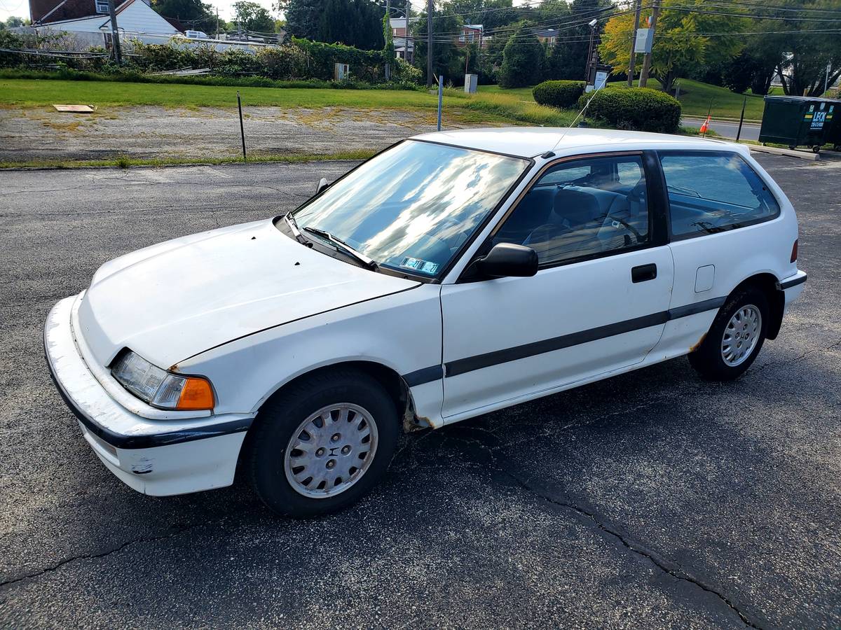 Honda-Civic-1991-White