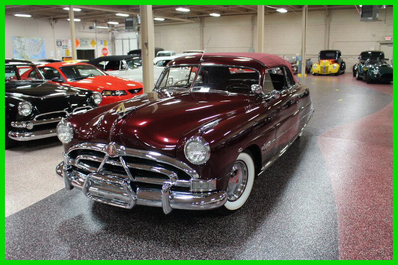 Hudson-HORNET-BROUGHAM-CONVERTIBLE-1951-Convertible-Red