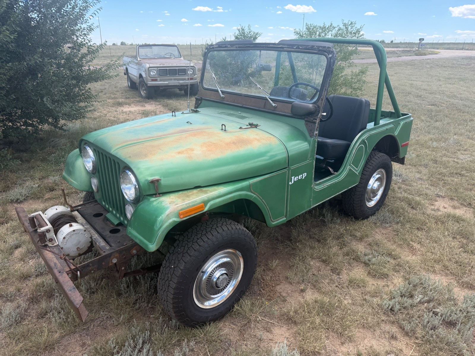 Jeep-CJ-5-1973-Jeep-Green
