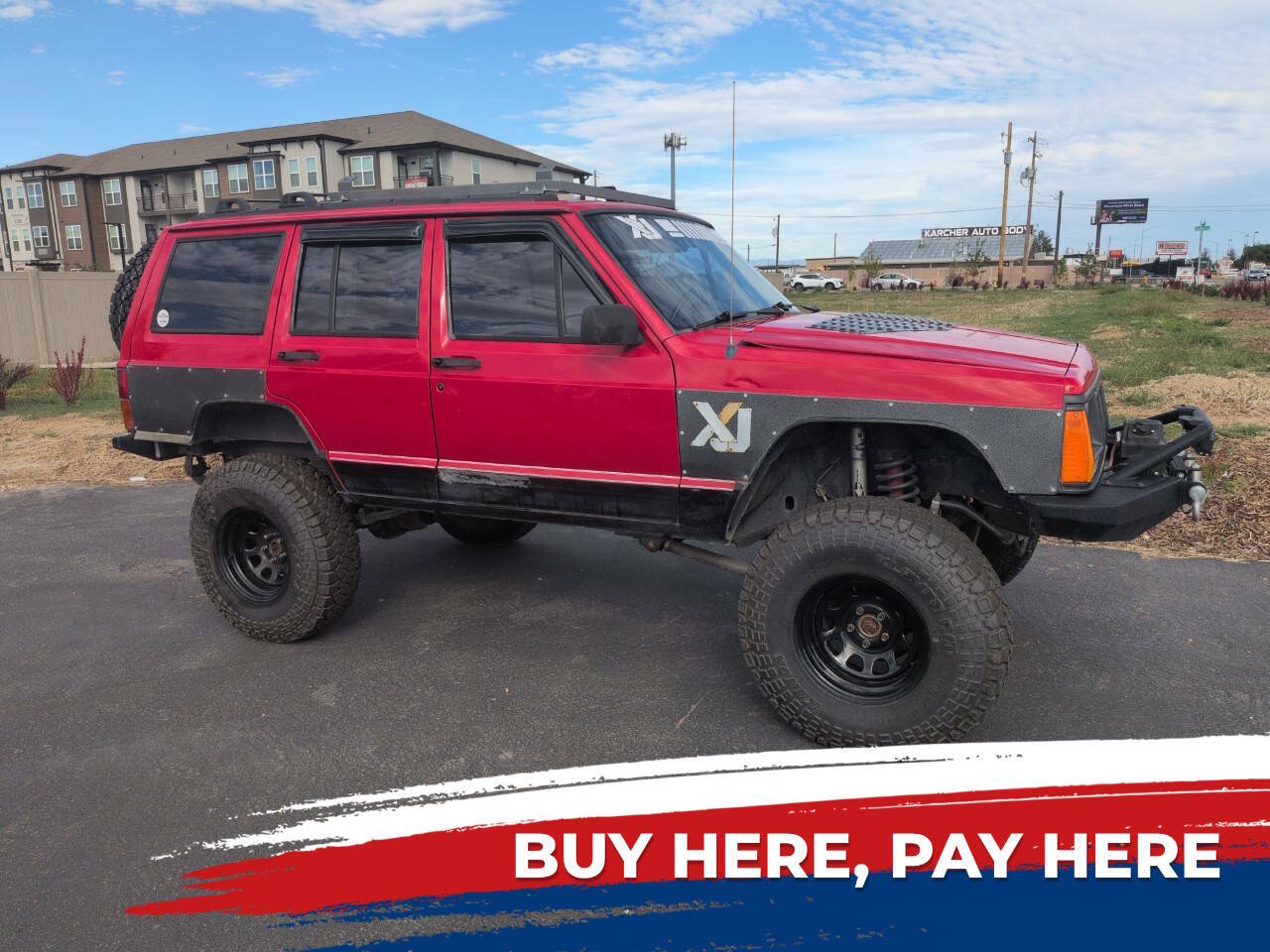 Jeep-Cherokee-1994-Red-Black