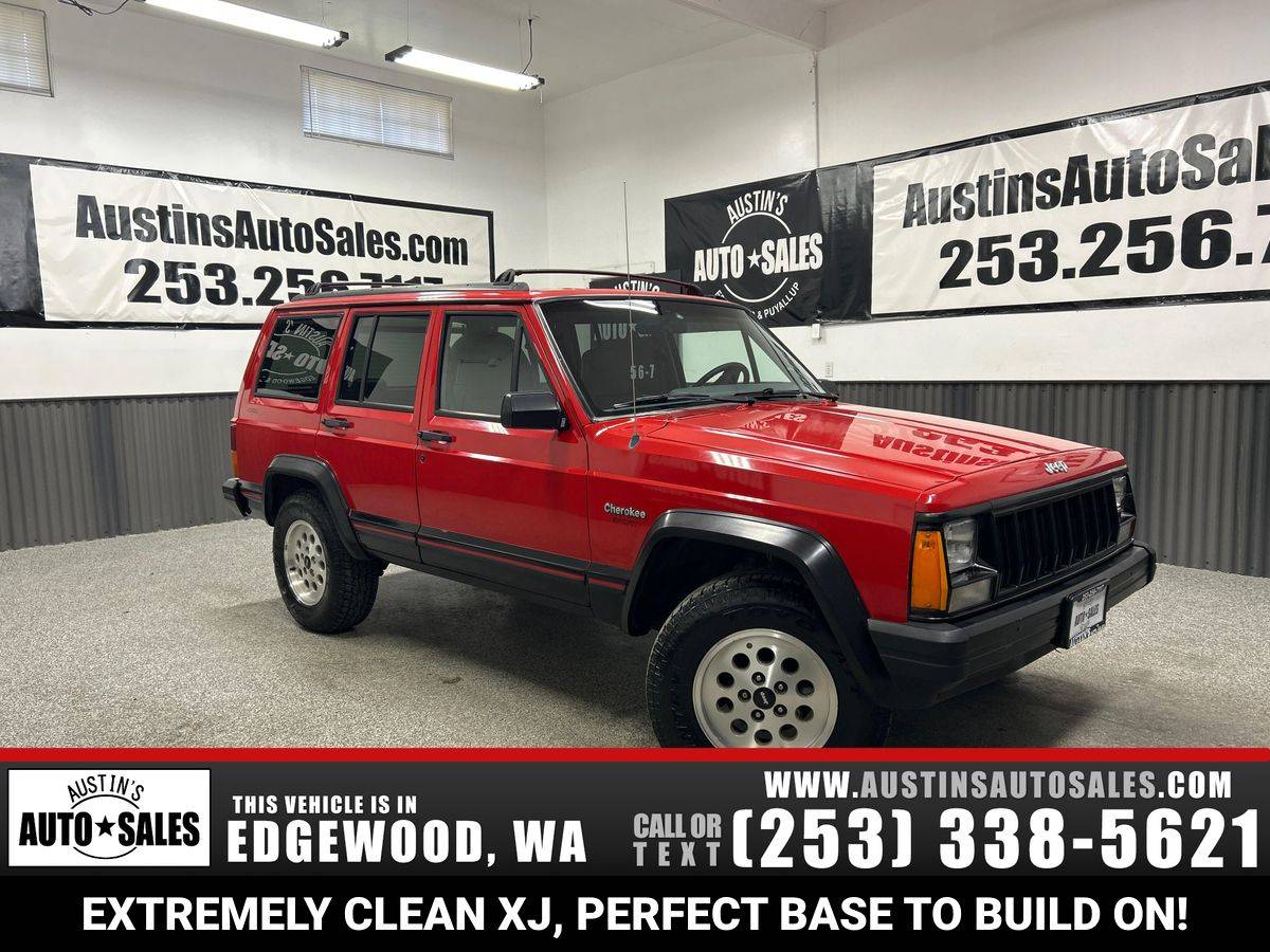 Jeep-Cherokee-sport-gas-suv-auto-1995-Red