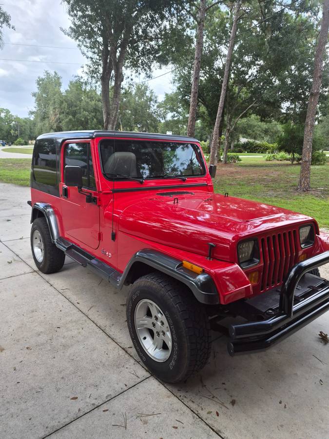 Jeep-Wranger-1992-Red