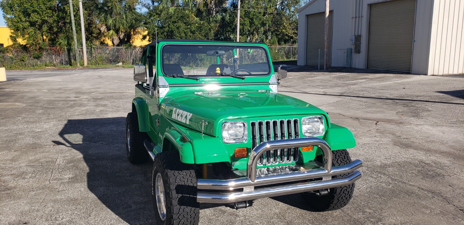 Jeep-Wrangler-1987-Green-Black