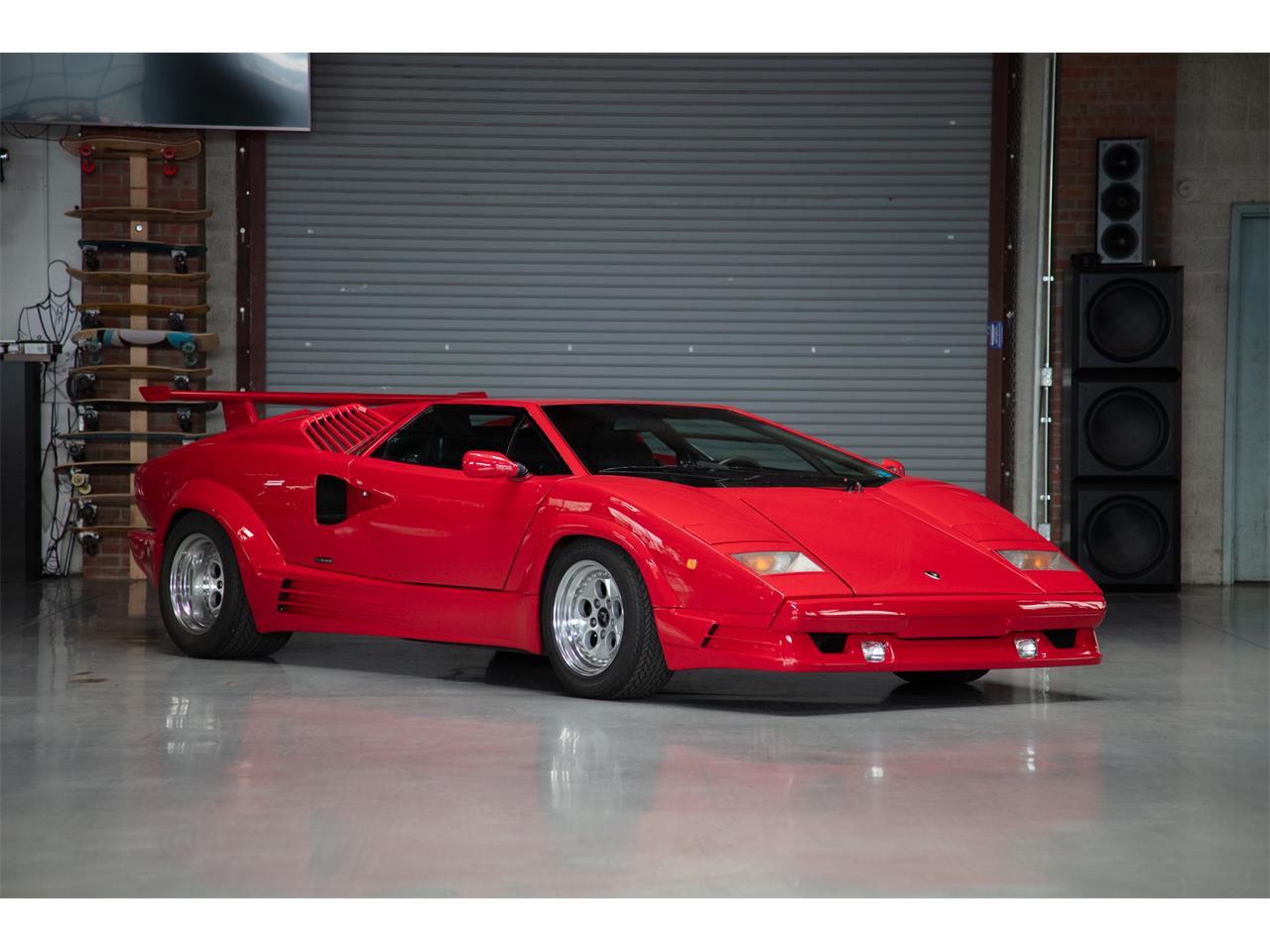 Lamborghini-Countach-25th-anniversary-1989-Red-Black