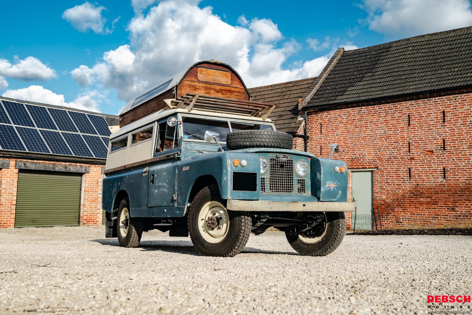 Land-Rover-Series-2-Searle-CAMPER-1964-RED