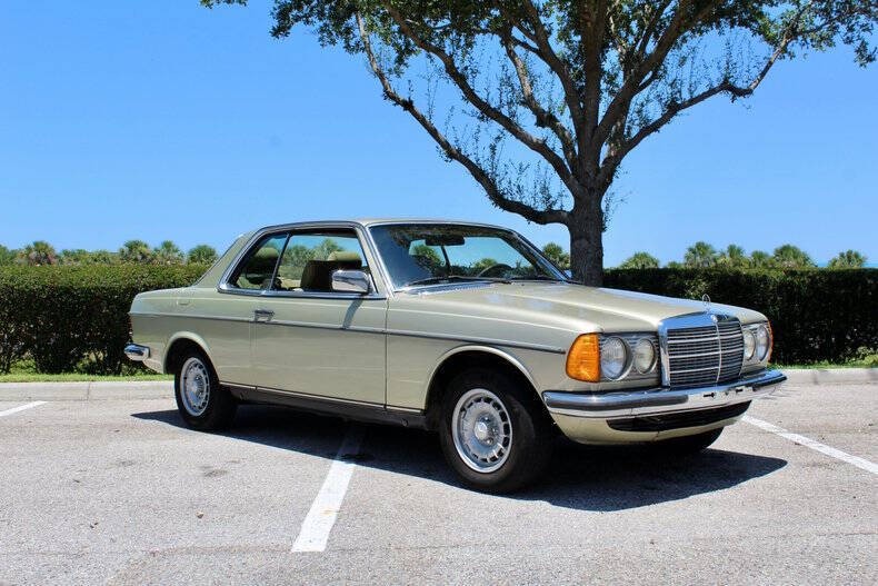 MERCEDES-BENZ-250CE-1982-Coupe-Olive-Green