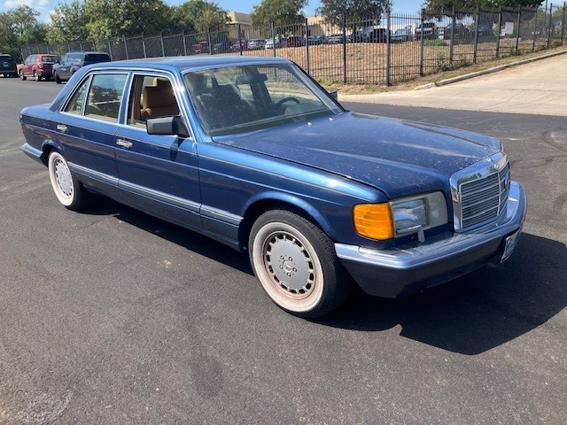 Mercedes-Benz-420SEL-1989-Sedan-Tan