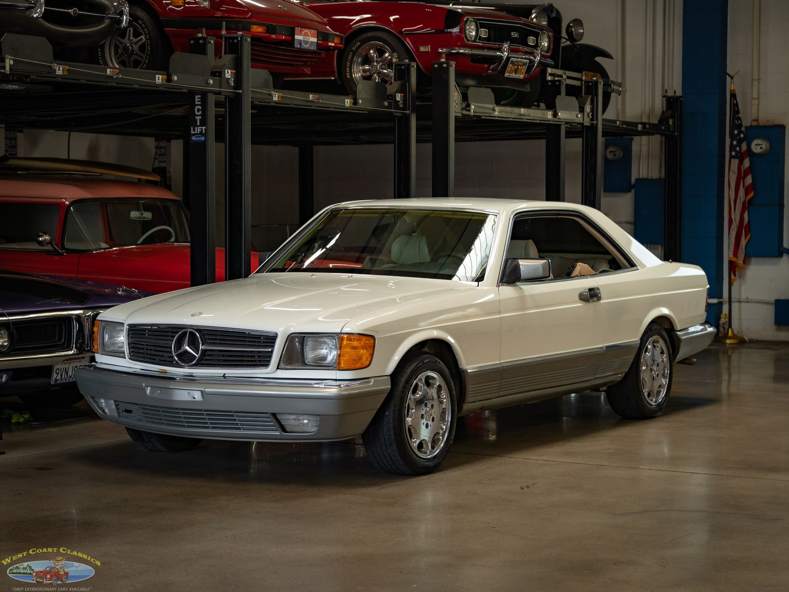 Mercedes-Benz-500SEC-1985-Coupe-BeigeTan