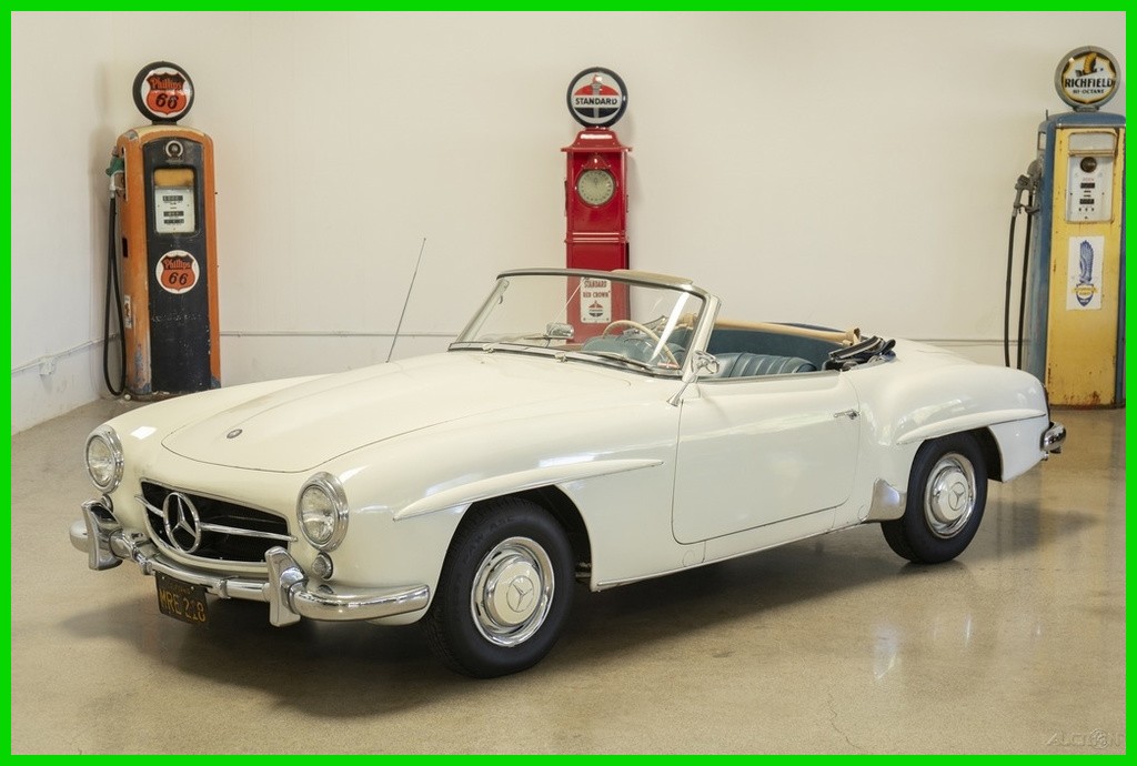 Mercedes-Benz-SL-Class-1958-Convertible-Blue