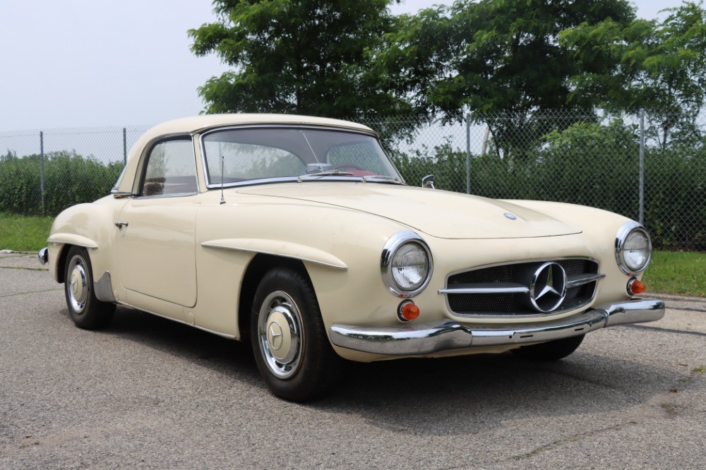Mercedes-Benz-SL-Class-1963-Convertible-Red