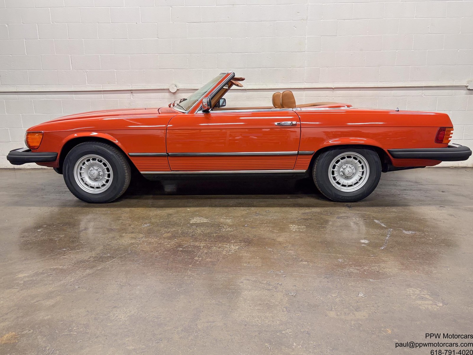 Mercedes-Benz-SL-Class-1979-Convertible-Camel
