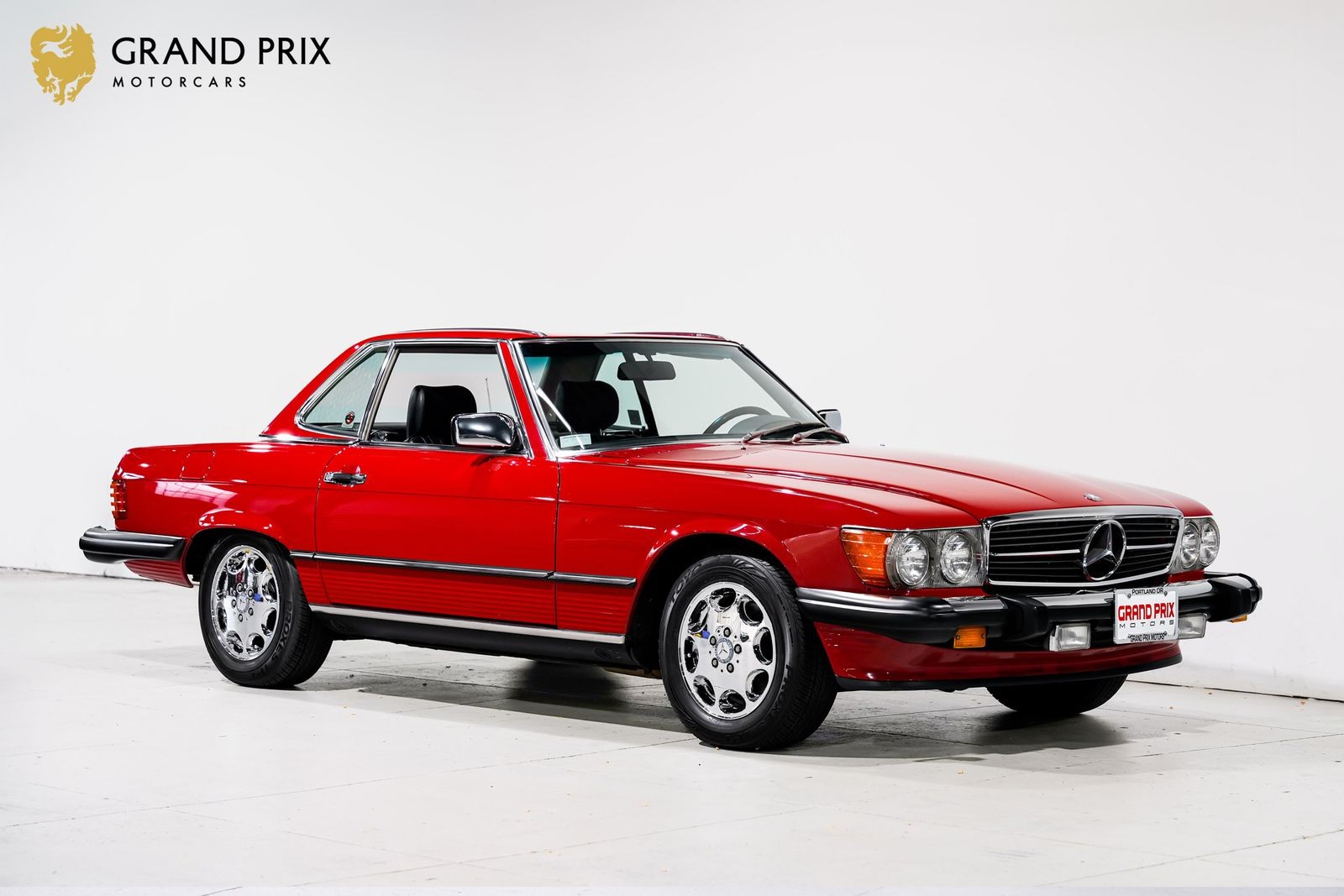 Mercedes-Benz-SL-Class-1987-Convertible-Black