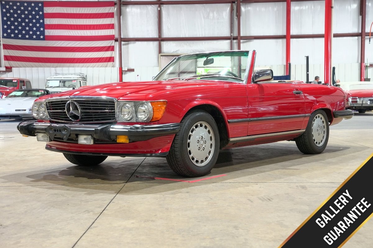 Mercedes-Benz-SL-Class-1987-Convertible-Tan
