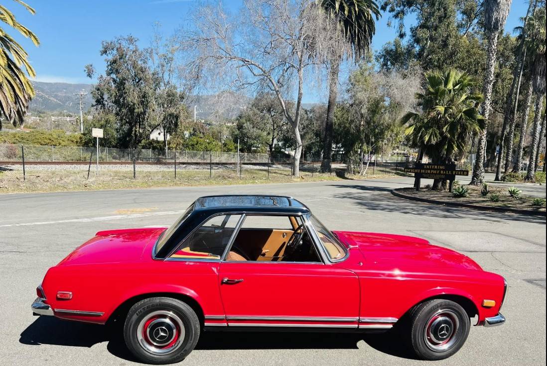 Mercedes-benz-230sl-1966-Red