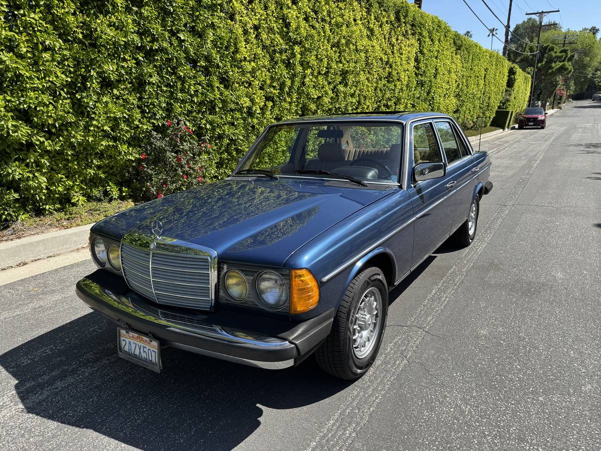 Mercedes-benz-300d-1985-Blue