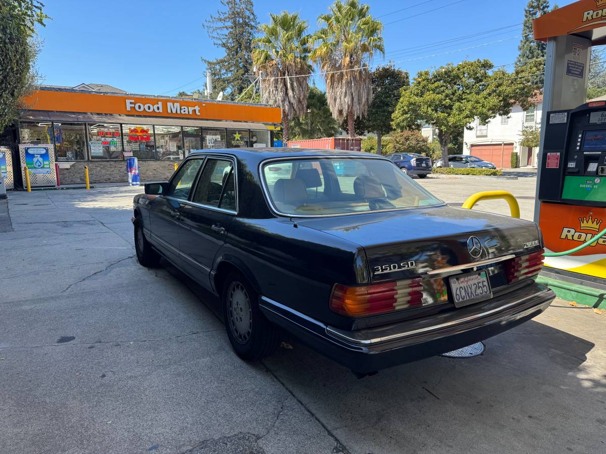 Mercedes-benz-350sd-turbo-1991-Blue
