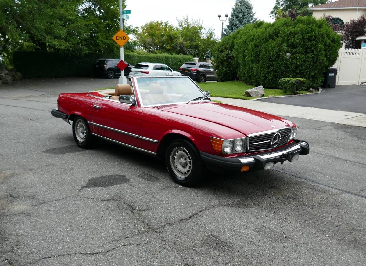 Mercedes-benz-380sl-1982-Red