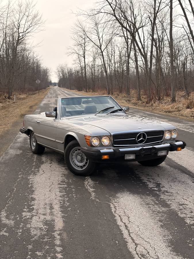Mercedes-benz-380sl-1982-Silver