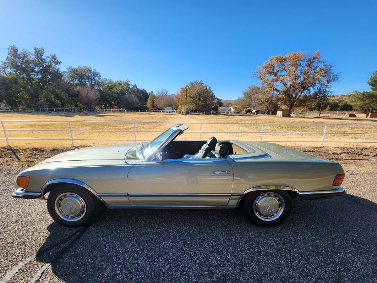 Mercedes-benz-450sl-1973-Green