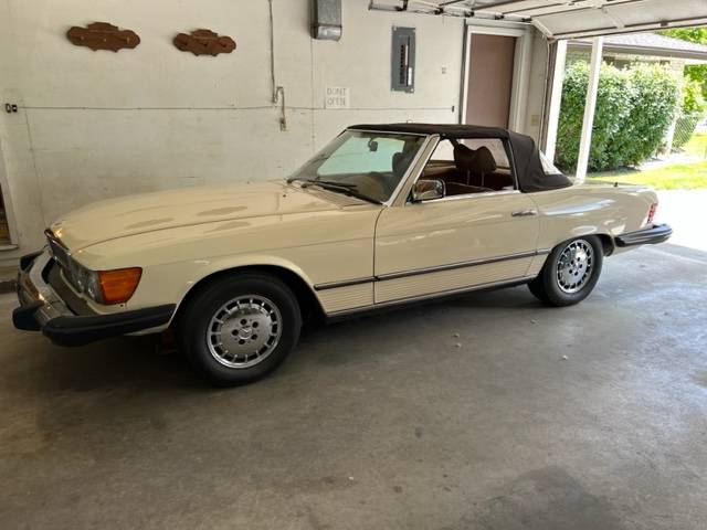 Mercedes-benz-450sl-1977-Yellow