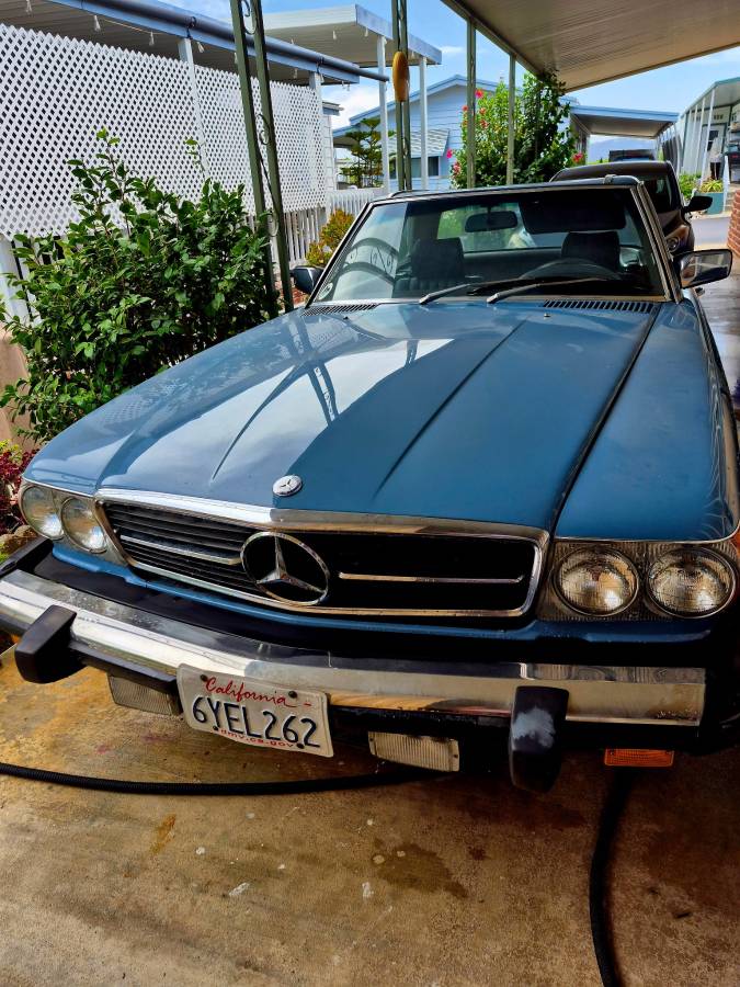 Mercedes-benz-450sl-1979-Blue