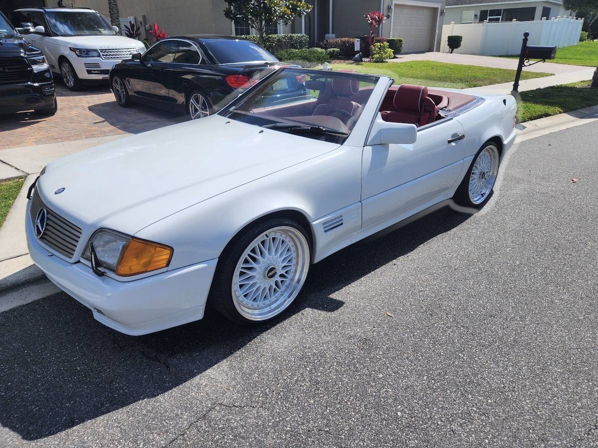 Mercedes-benz-Sl-300-1992-White