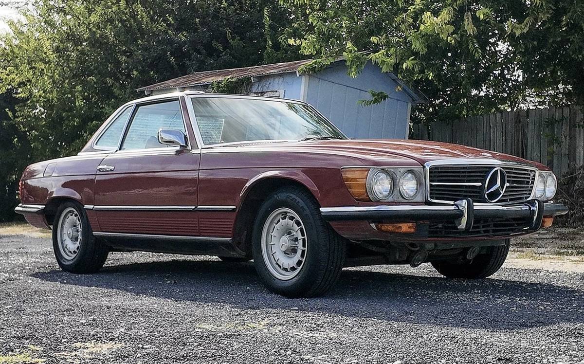Mercedes-benz-Sl-r107-1973-Red
