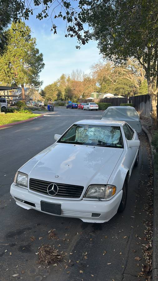Mercedes-benz-Sl500-1990-White