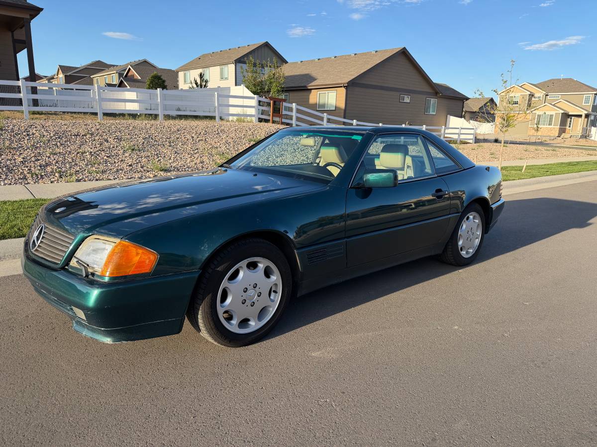 Mercedes-benz-Sl500-1994-Green