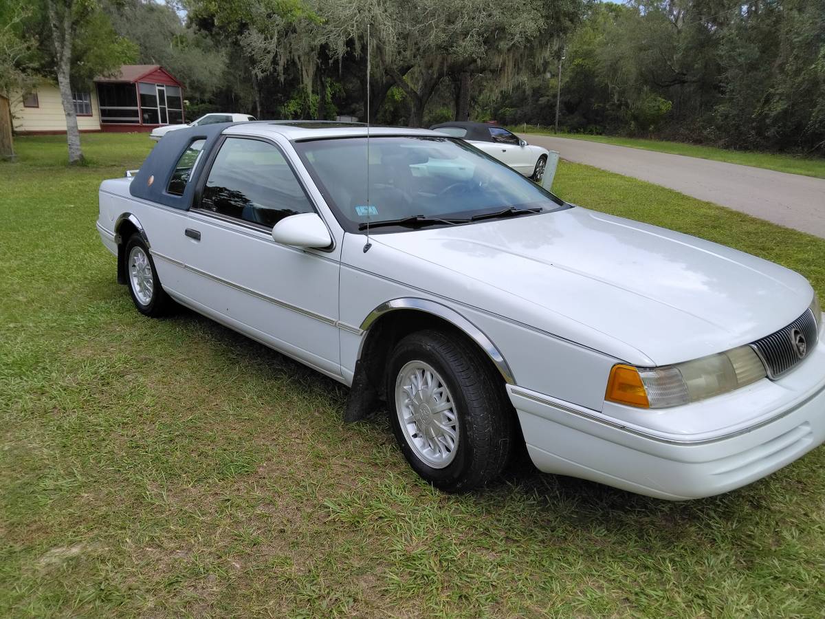 Mercury-Cougar-1993-White