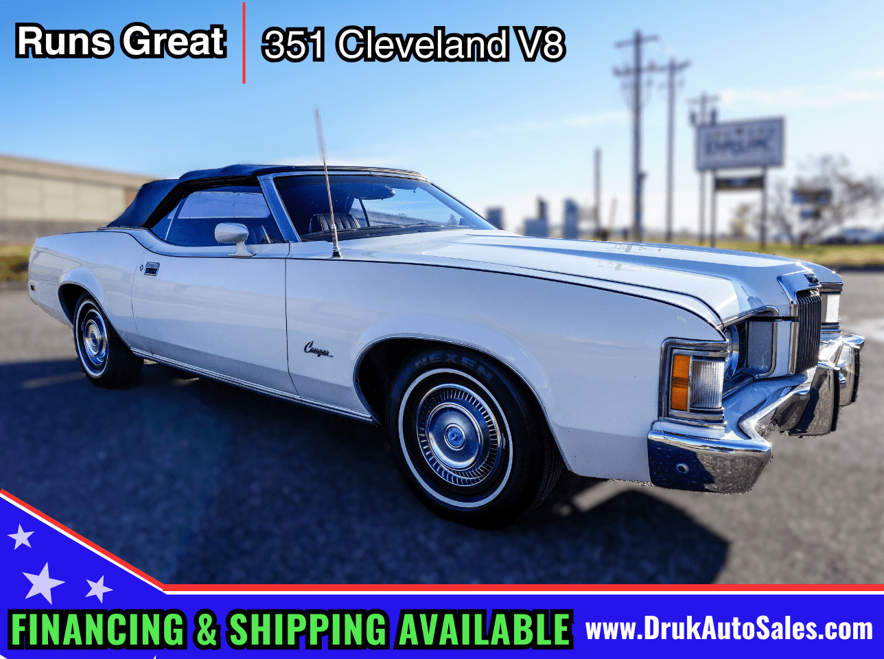 Mercury-Courgar-Convertible-1973-Convertible-Brown