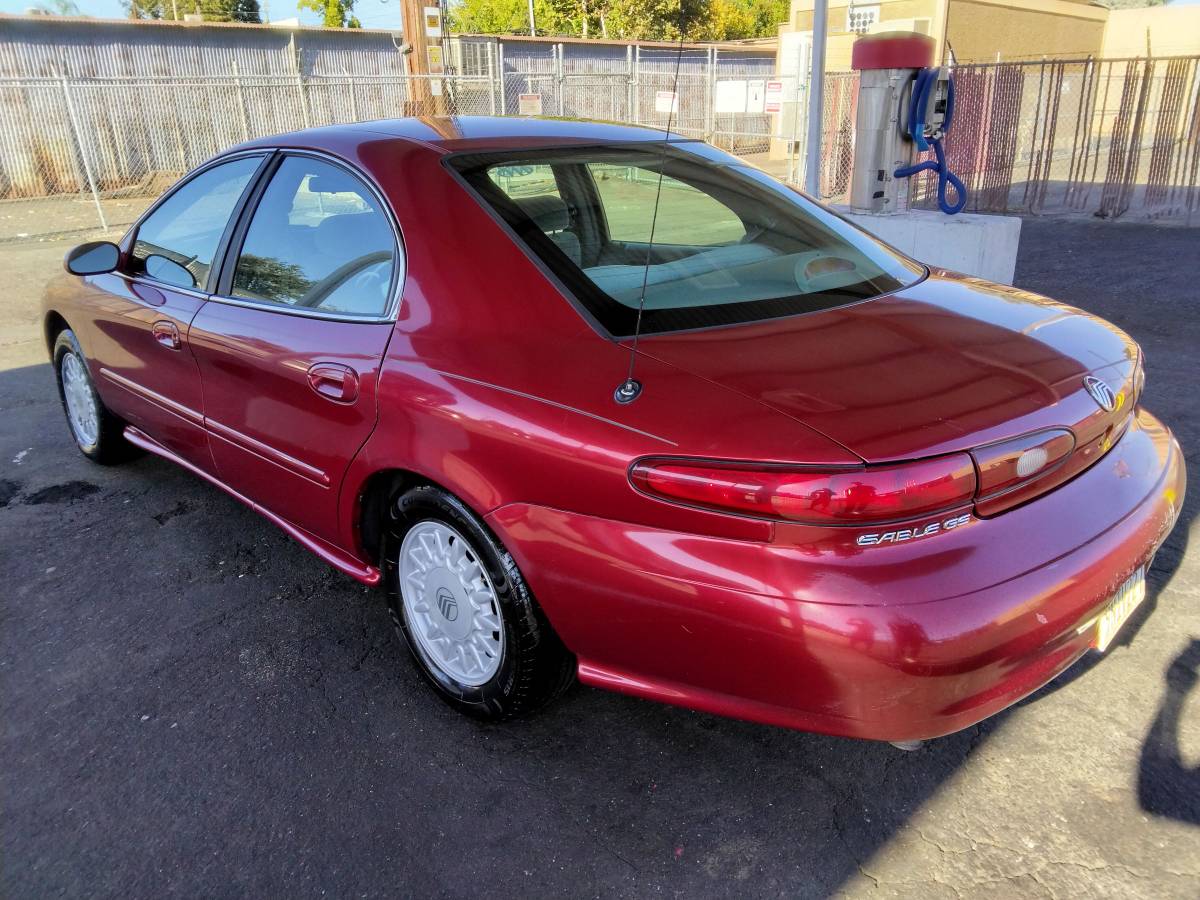 Mercury-Sable-1996-Red