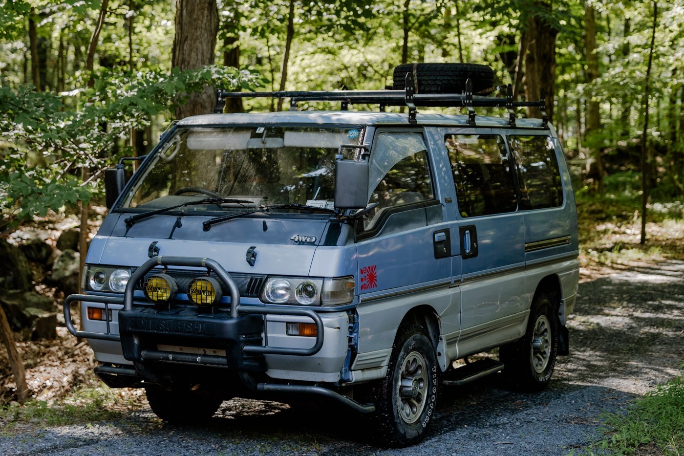 Mitsubishi-Delica-1993-Van-Camper-Blue