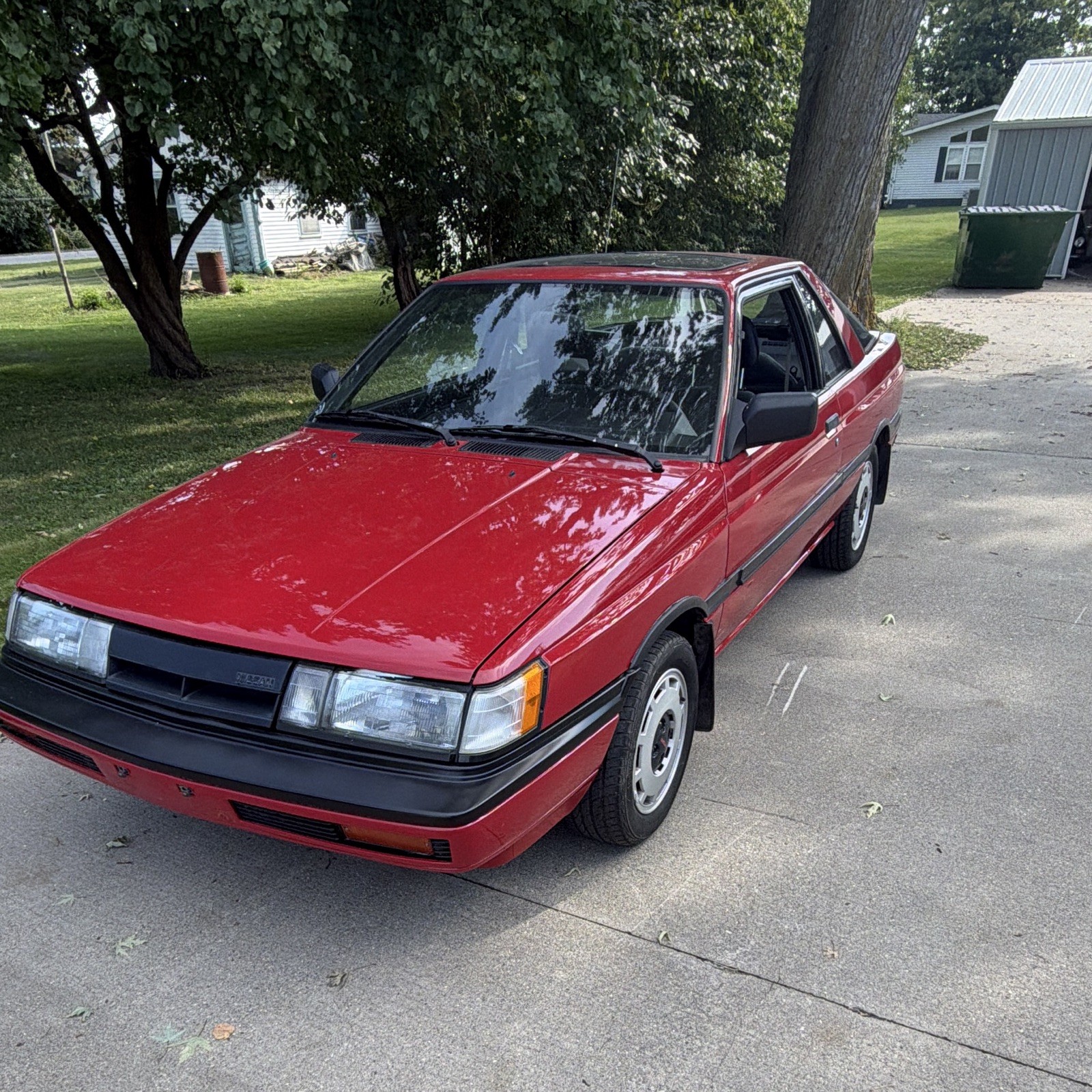 Nissan-Sentra-1987-Coupe-Gray