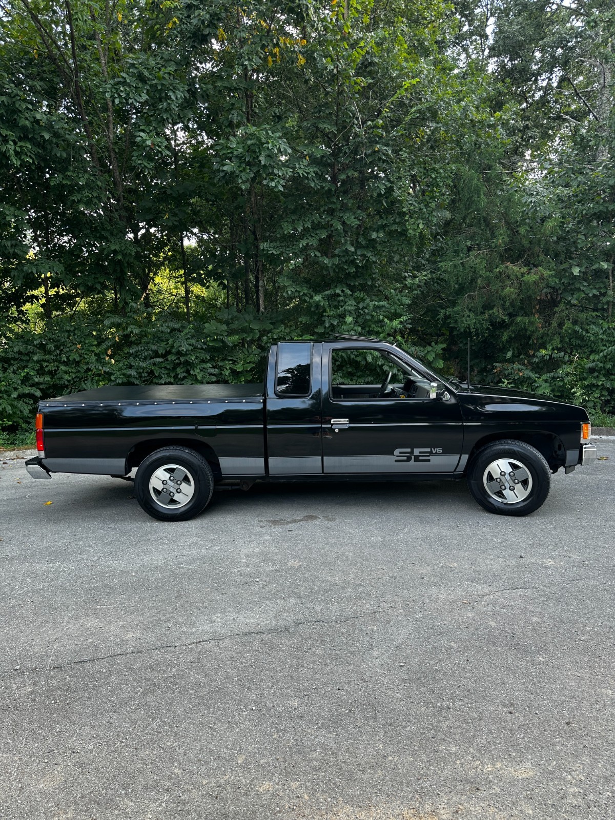 Nissan-Truck-1991-Extended-Cab-Pickup-Gray