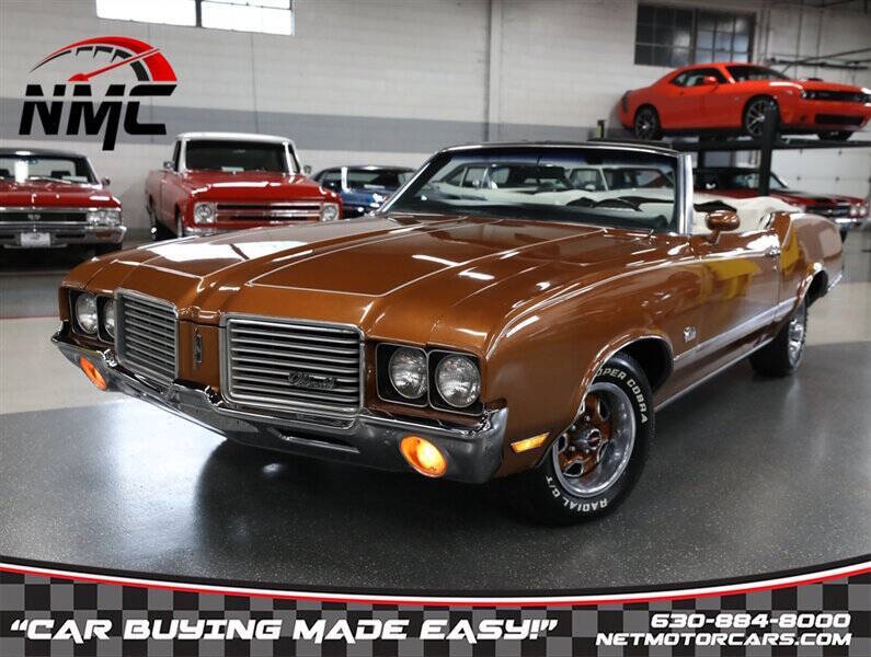 Oldsmobile-Cutlass-1972-Brown-White