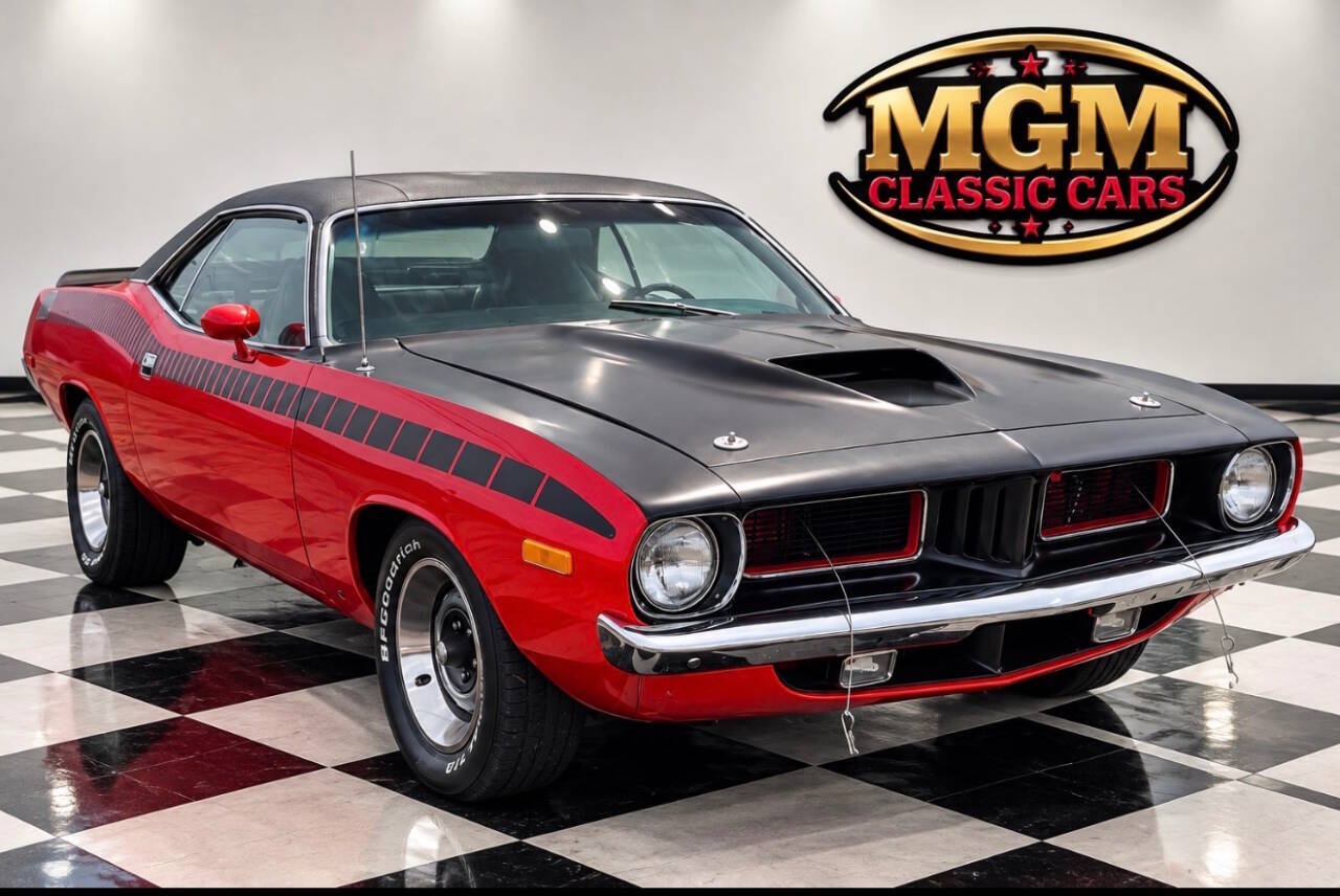 Plymouth-Cuda-1972-Red-White