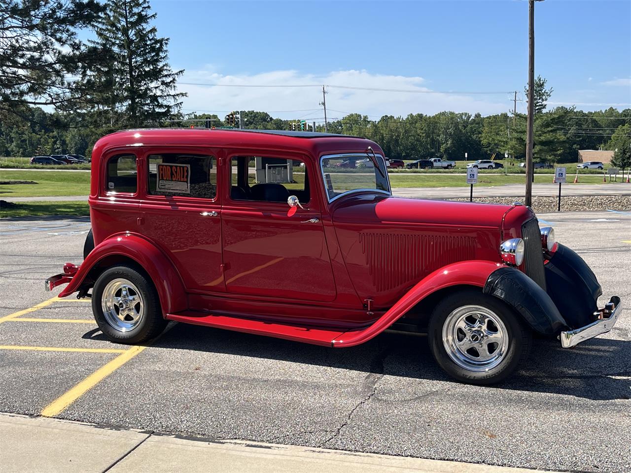 Plymouth-Pc-1933-Red-Black-amp-Grey