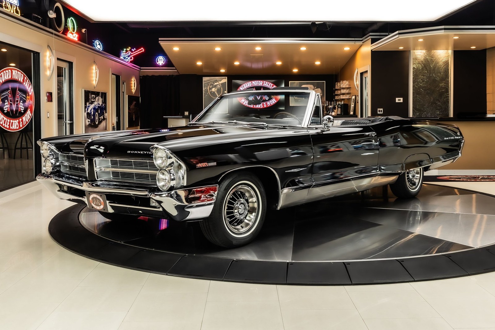 Pontiac-Bonneville-1965-Convertible-Black