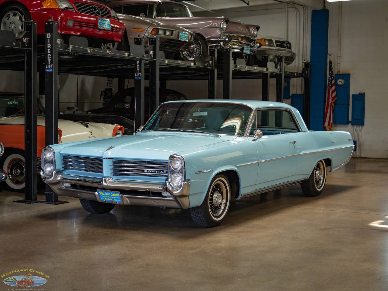 Pontiac-Catalina-389-v8-2-door-hardtop-1964-Blue-Blue