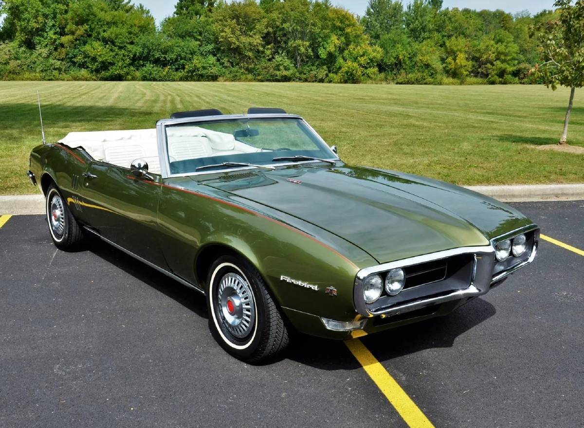 Pontiac-Firebird-1968-Green