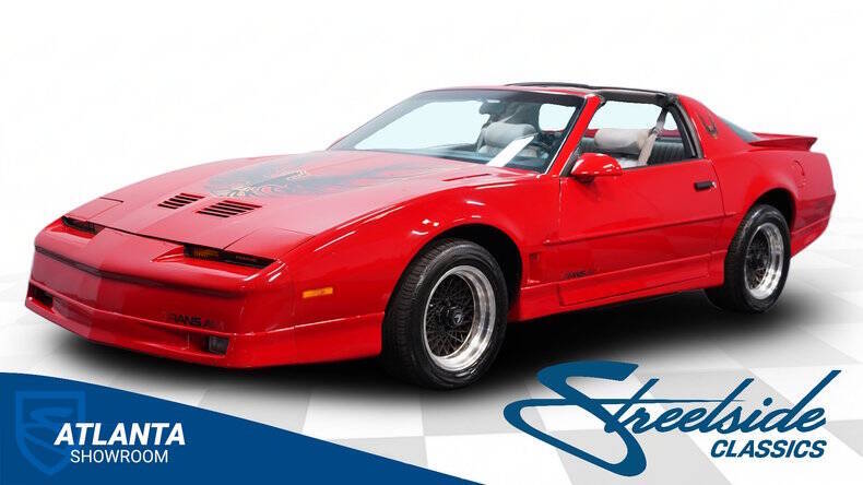 Pontiac-Firebird-1989-Bright-Red-Medium-Dark-Gray
