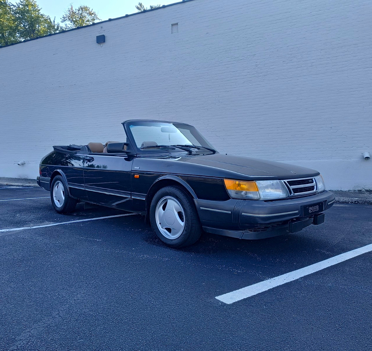 Saab-900-1990-CONVERTIBLE-Tan