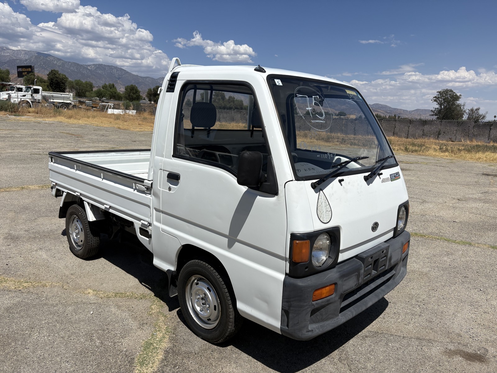 Subaru-SAMBAR-EL-Gear-5MT-2WD-4WD-1992-Truck-Gray