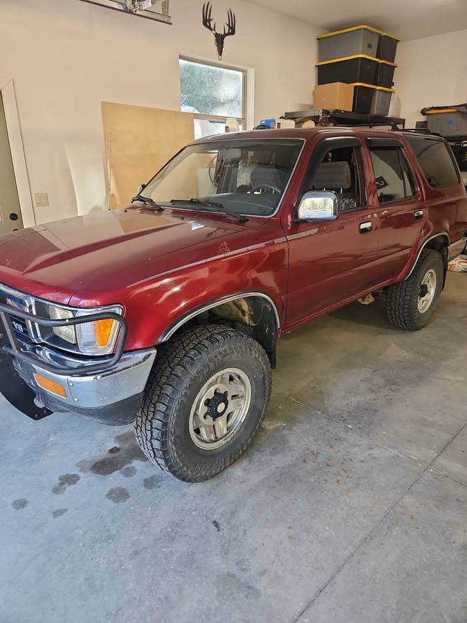 Toyota-4runner-1991-Red
