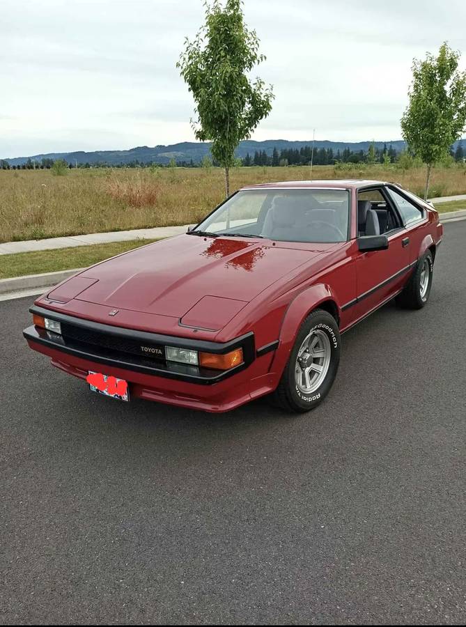 Toyota-Celica-supra-1985-Red
