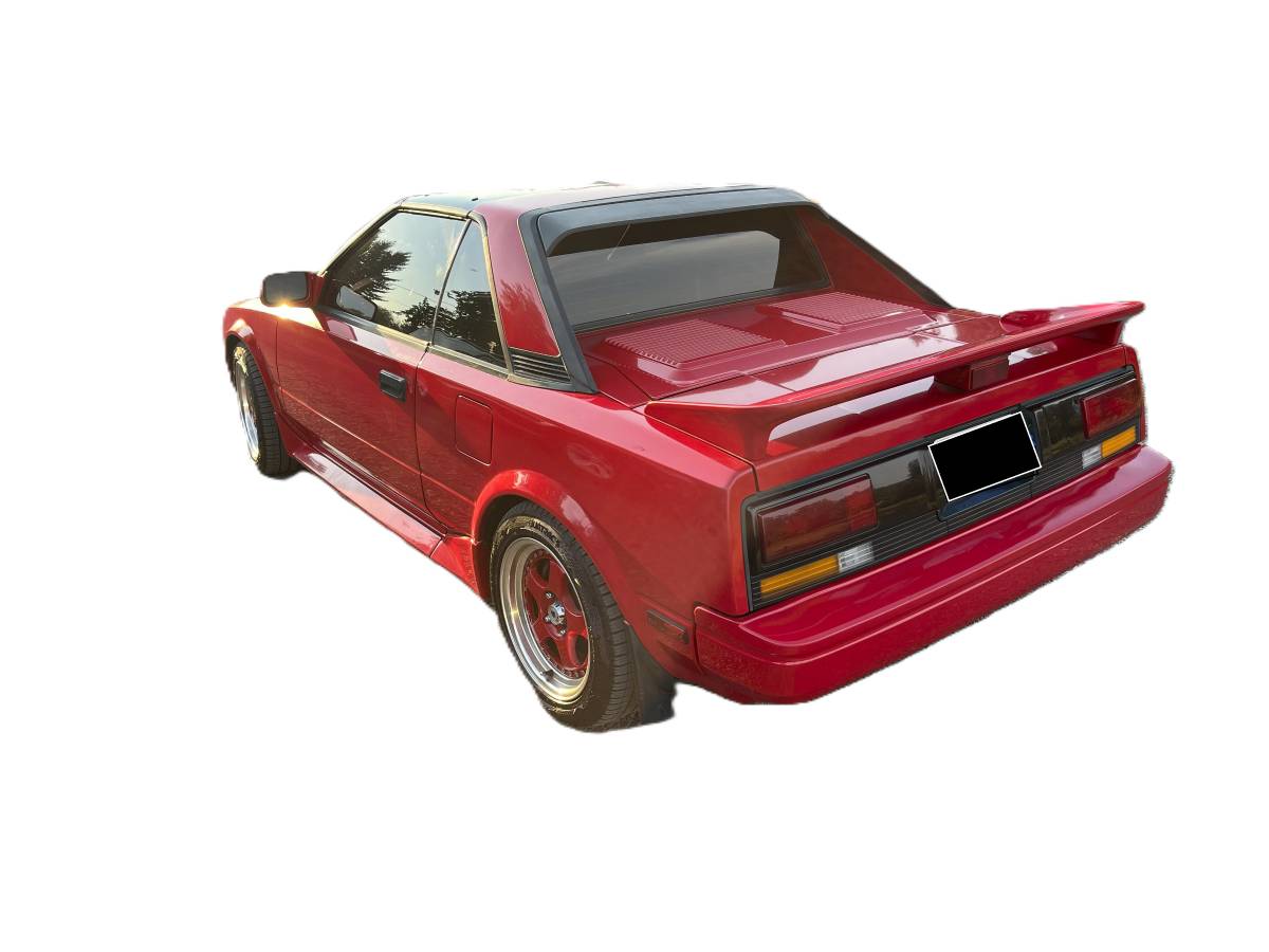 Toyota-Mr2-with-t-bar-roof-1988-Red
