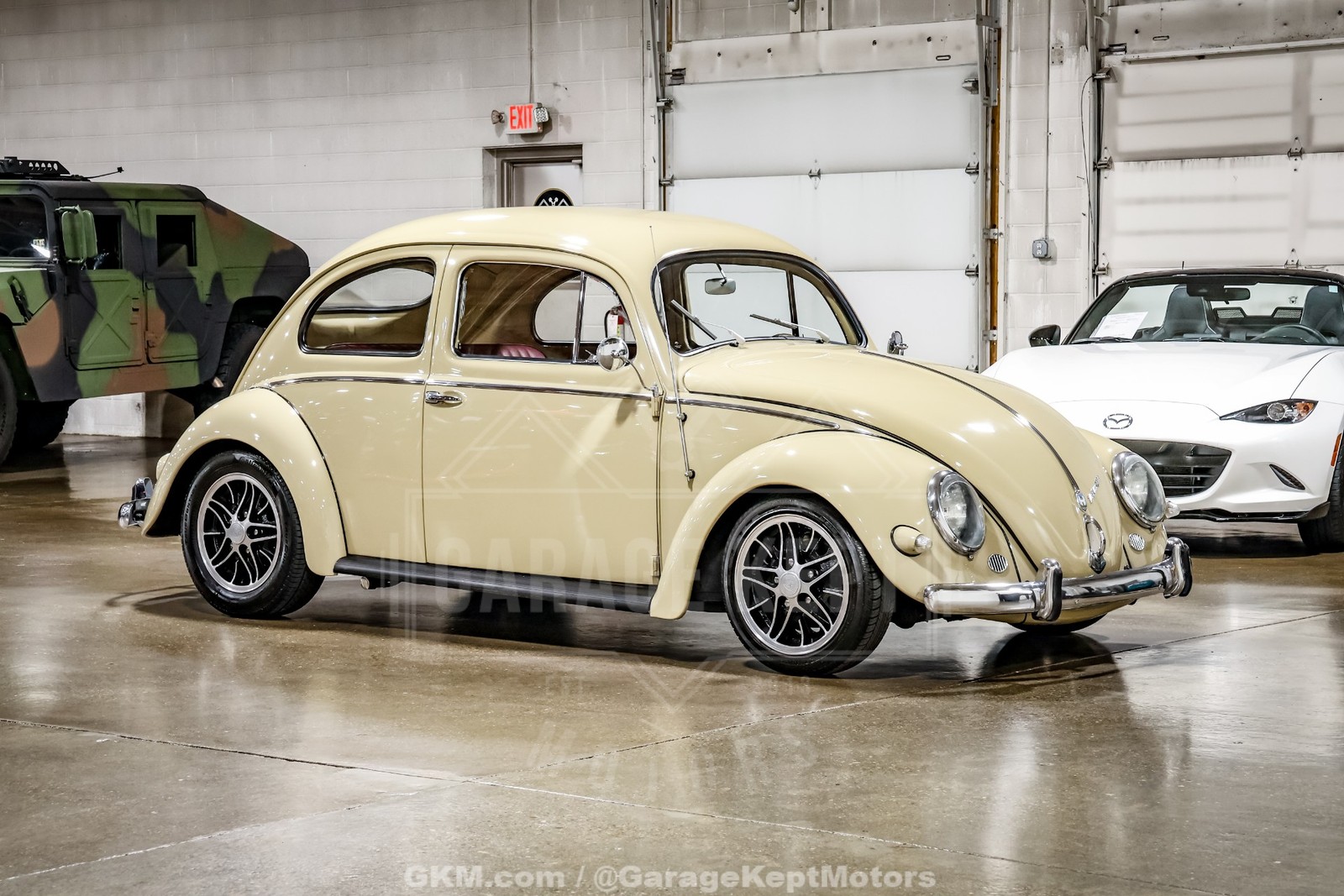 Volkswagen-Beetle-1957-Red