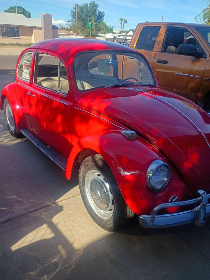 Volkswagen-Beetle-1967-Red