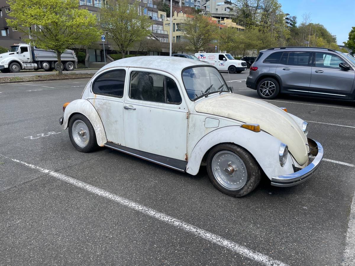 Volkswagen-Beetle-1973-White